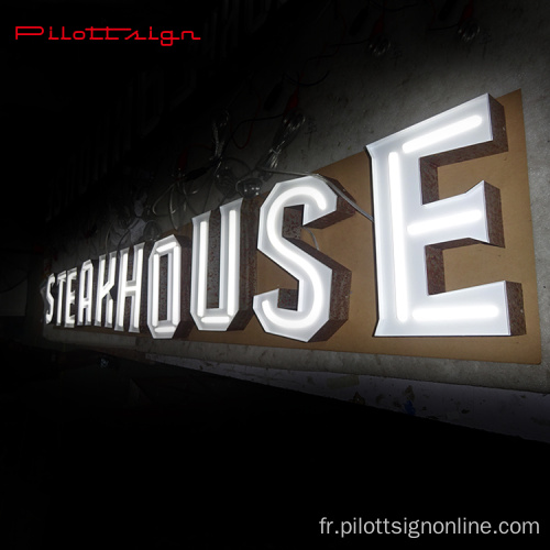 Éclairage Affichage Personnalisé Métal LED Neon Sign